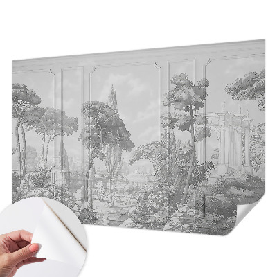 Papel mural con patrón decorativo con motivo de naturaleza atmosférica