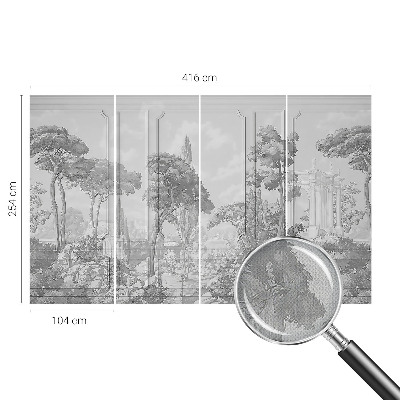 Papel mural con patrón decorativo Naturaleza atmosférica