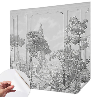 Papel mural con patrón decorativo Naturaleza atmosférica