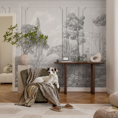 Papel mural con patrón decorativo Naturaleza atmosférica
