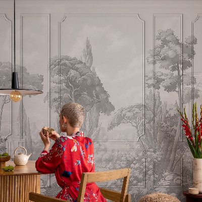 Papel mural con patrón decorativo Naturaleza atmosférica