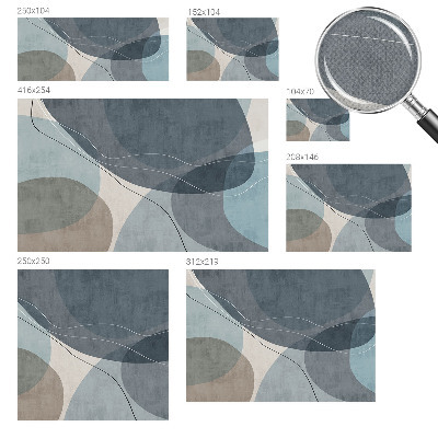 Fotomural decorativo para cabecero de cama abstracción moderna