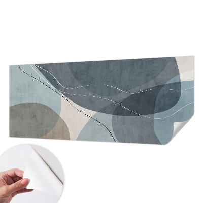 Fotomural decorativo para cabecero de cama con un diseño de abstracción moderna