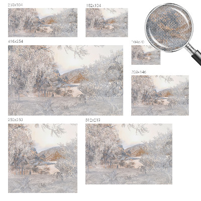 Papel mural texturado decorativo La naturaleza de la sutileza