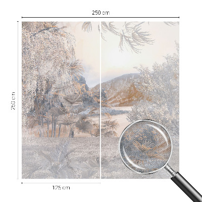 Papel mural texturado decorativo La naturaleza de la sutileza