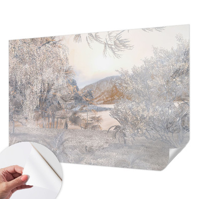 Papel mural texturado decorativo La naturaleza de la sutileza