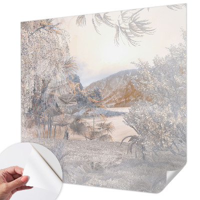 Papel mural texturado decorativo La naturaleza de la sutileza