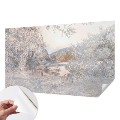Papel mural texturado decorativo La naturaleza de la sutileza