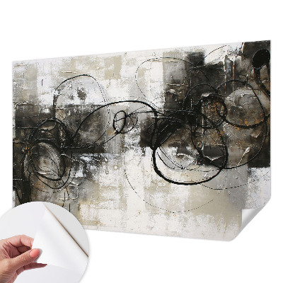 Fotomural decorativo para cabecero de cama vórtice abstracto