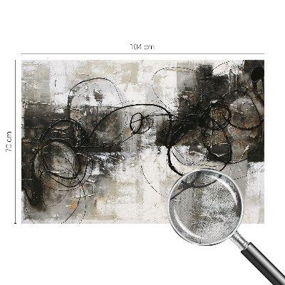 Fotomural decorativo para cabecero de cama vórtice abstracto