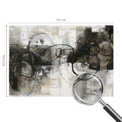 Fotomural decorativo para cabecero de cama vórtice abstracto