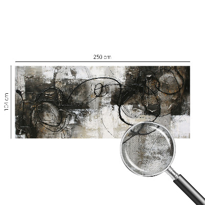 Fotomural decorativo para cabecero de cama vórtice abstracto