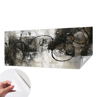 Fotomural decorativo para cabecero de cama con diseño de vórtice abstracto