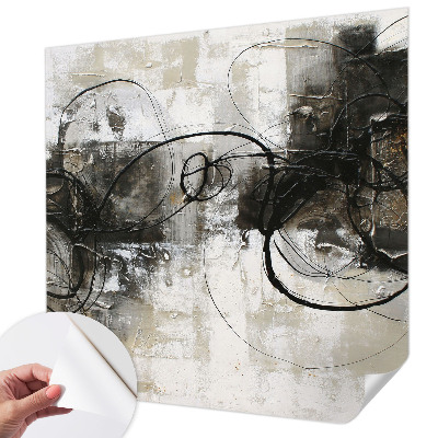 Fotomural decorativo para cabecero de cama con diseño de vórtice abstracto