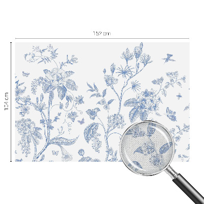 Fotomural decorativo para cabecero de cama con estampado floral