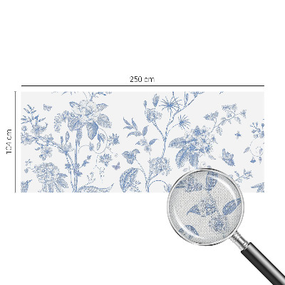 Fotomural decorativo para cabecero de cama con estampado floral