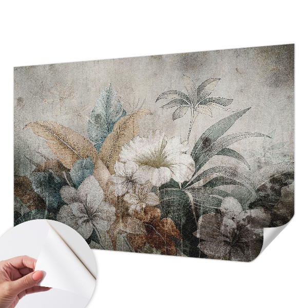 Papel mural con patrón decorativo con diseño Sueño de flores