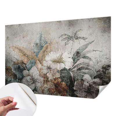 Papel mural con patrón decorativo Sueño de flores