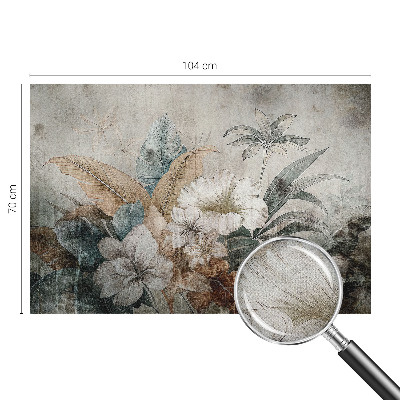 Papel mural con patrón decorativo Sueño de flores