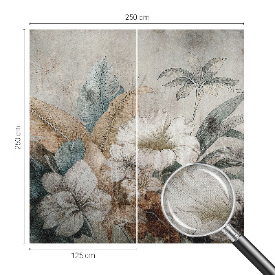 Papel mural con patrón decorativo Sueño de flores