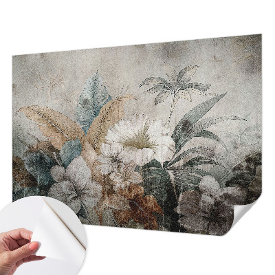 Papel mural con patrón decorativo con diseño Sueño de flores