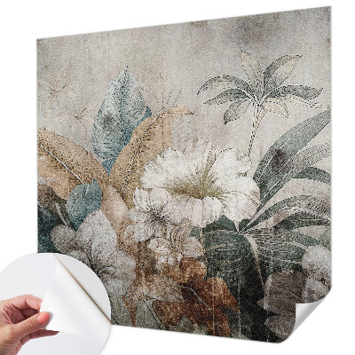 Papel mural con patrón decorativo Sueño de flores