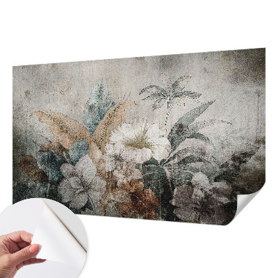 Papel mural con patrón decorativo Sueño de flores