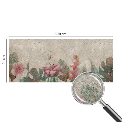 Papel mural con patrón decorativo Flora sutil
