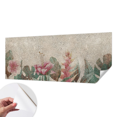 Papel mural con patrón decorativo Flora sutil