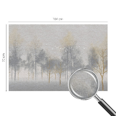 Papel mural texturado decorativo Armonía del bosque