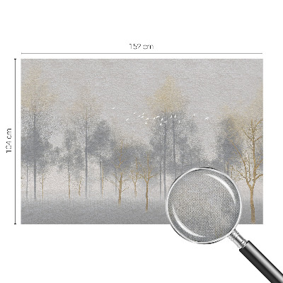 Papel mural texturado decorativo Armonía del bosque