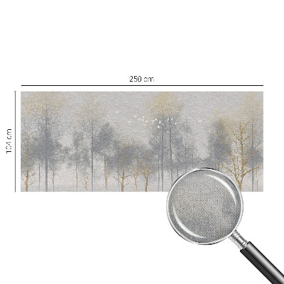 Papel mural texturado decorativo Armonía del bosque