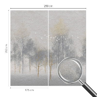 Papel mural texturado decorativo Armonía del bosque