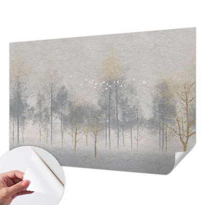 Papel mural texturado decorativo Armonía del bosque