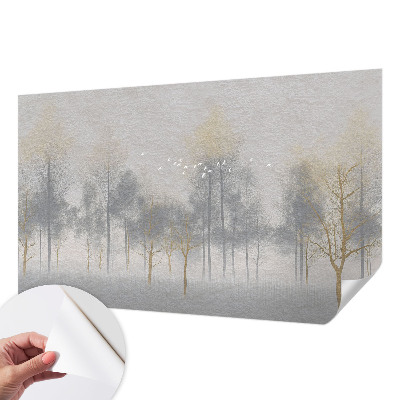 Papel mural texturado decorativo Armonía del bosque