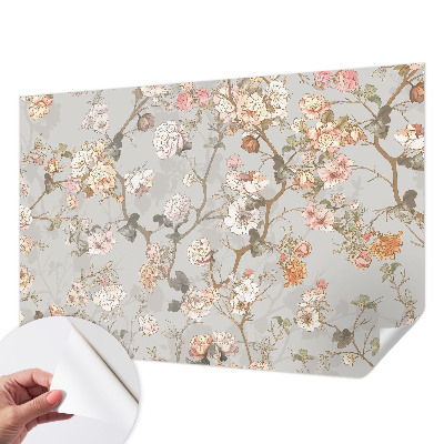 Mural de pared con estampado hermoso Patrón romántico