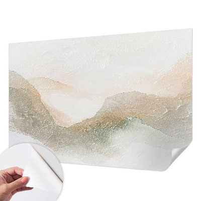 Papel mural con patrón decorativo con rayas sutiles