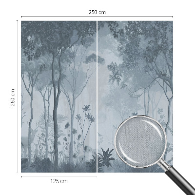 Papel mural texturado decorativo Misticismo del bosque