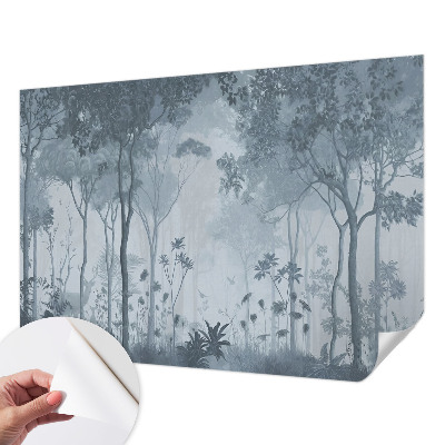 Papel mural texturado decorativo Misticismo del bosque