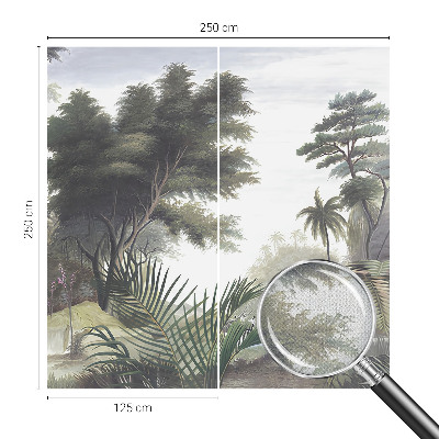 Papel mural texturado decorativo Paisaje exótico