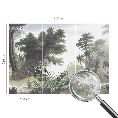 Papel mural texturado decorativo Paisaje exótico