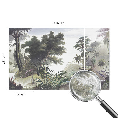 Papel mural texturado decorativo Paisaje exótico