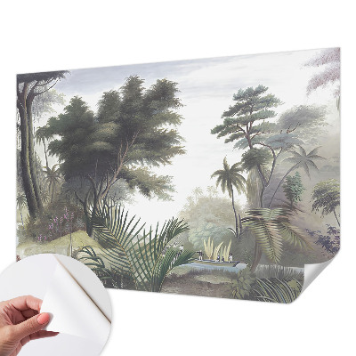 Papel mural texturado decorativo Paisaje exótico