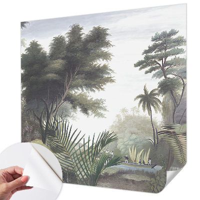 Papel mural texturado decorativo Paisaje exótico