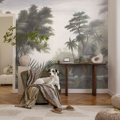 Papel mural texturado decorativo Paisaje exótico