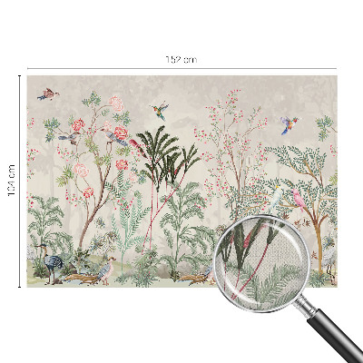 Fotomural decorativo para cabecero de cama oasis tropical