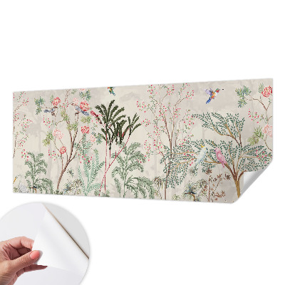 Fotomural decorativo para cabecero de cama oasis tropical