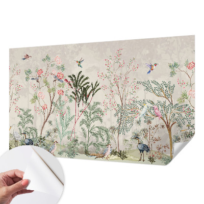 Fotomural decorativo para cabecero de cama oasis tropical