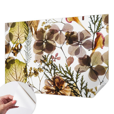 Papel mural texturado decorativo Composición natural