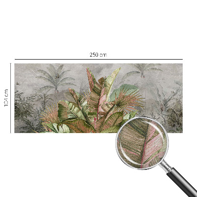 Papel mural con patrón decorativo Selva exótica